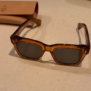 Jacques Marie Mage Brown Sunglasses for Men